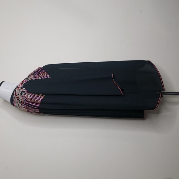 Catherines Open Front Embroidered Sheer Boho Cardigan Size 1X New with tags - Picture 4 of 8